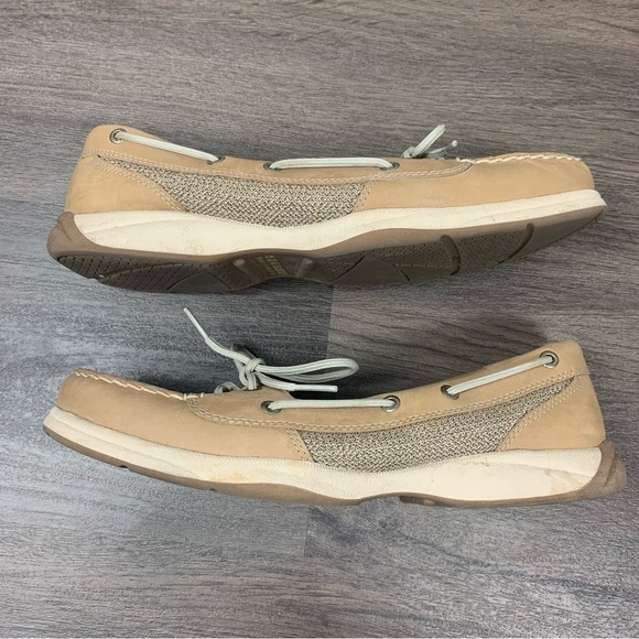 Sperry Top Sider Angelfish Tan Boat Shoes Size 10 - Picture 6 of 7